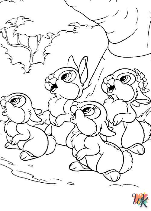 Coloriage Lapin 42