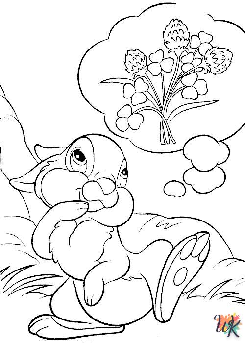 Coloriage Lapin 43