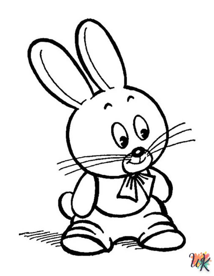 Coloriage Lapin 44