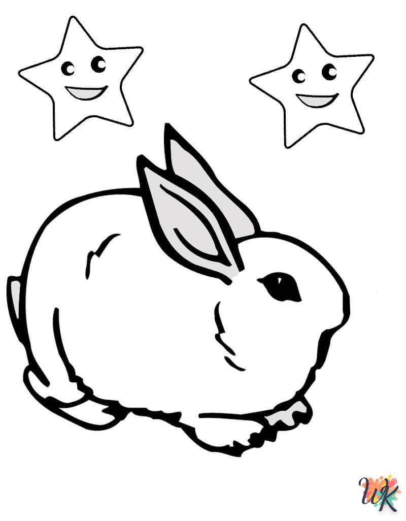 Coloriage Lapin 48