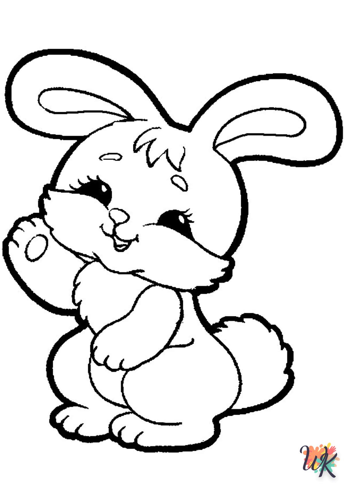 Coloriage Lapin 50