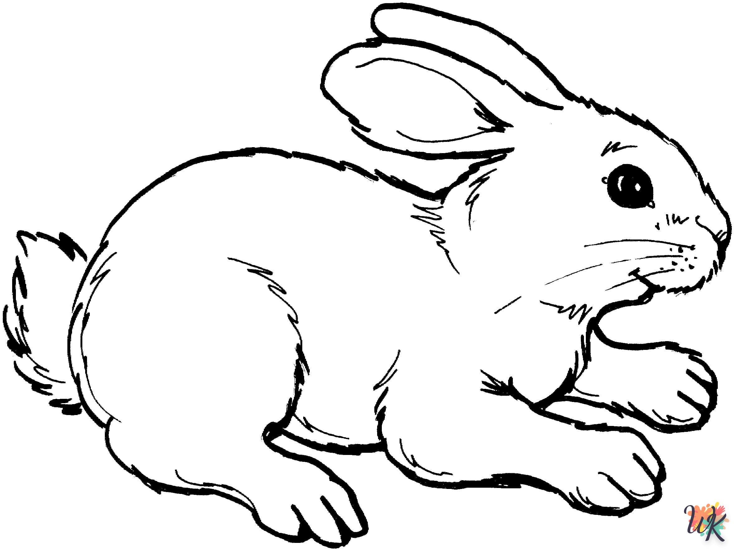 Coloriage Lapin 51
