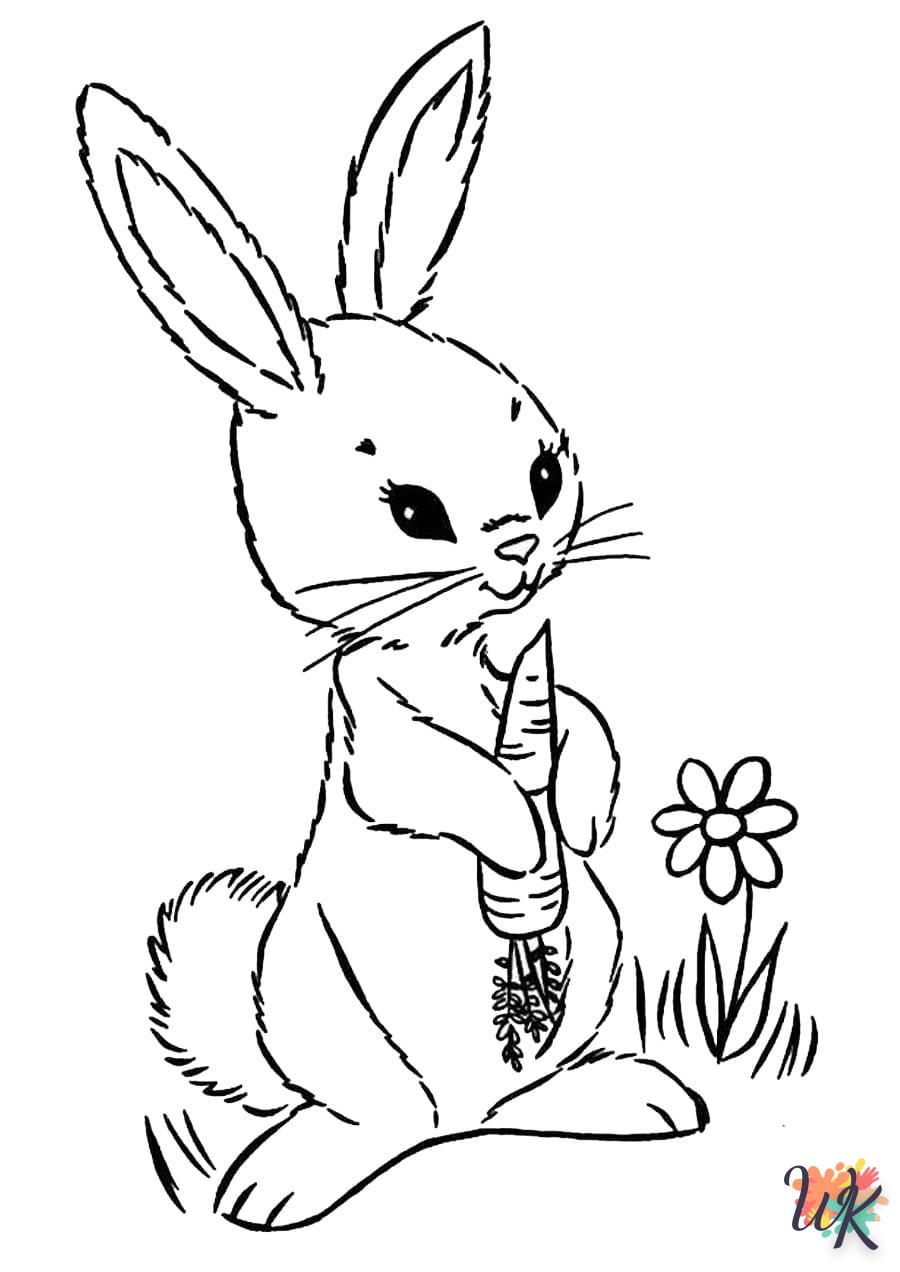 Coloriage Lapin 52