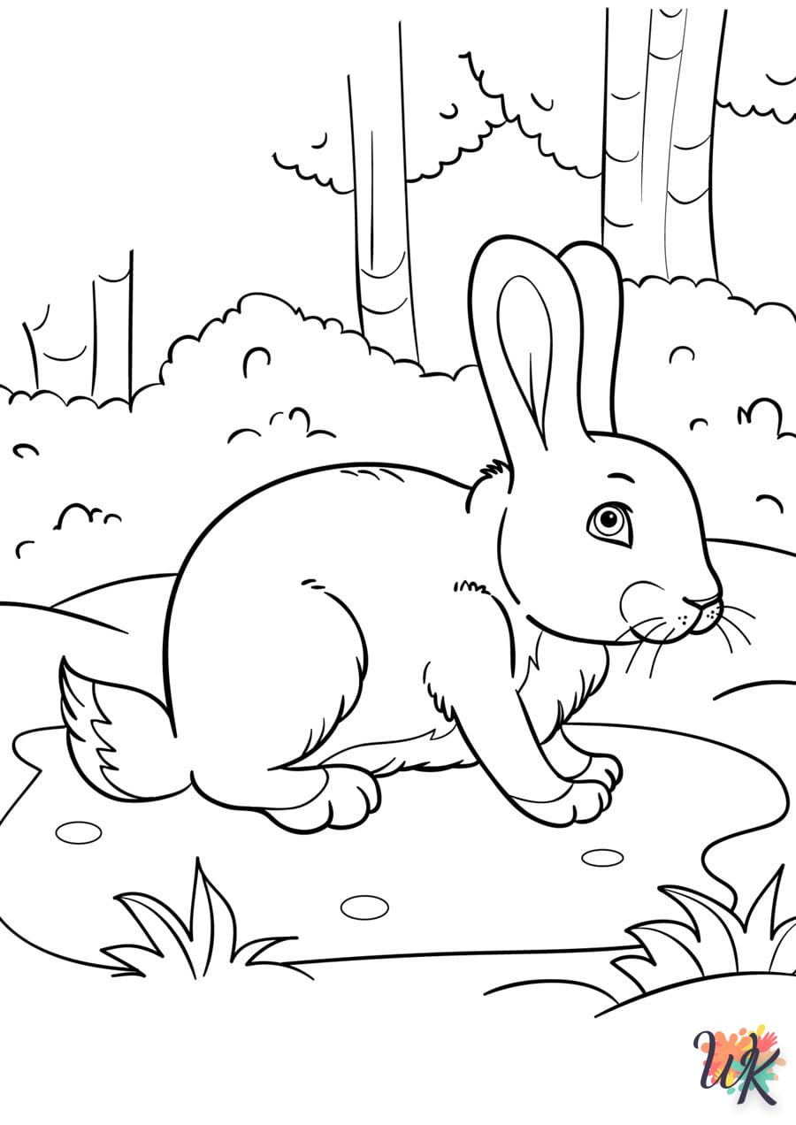 Coloriage Lapin 53