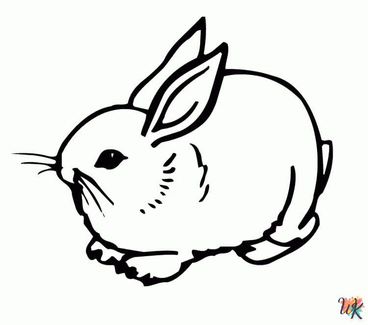 Coloriage Lapin 58