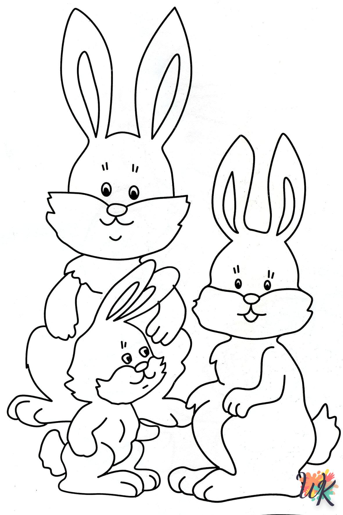 Coloriage Lapin 60