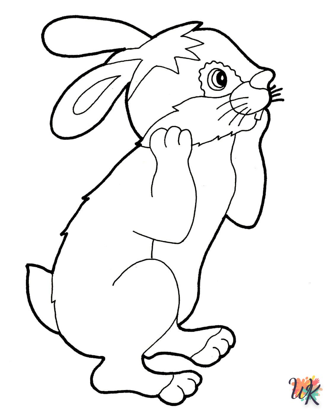 Coloriage Lapin 65