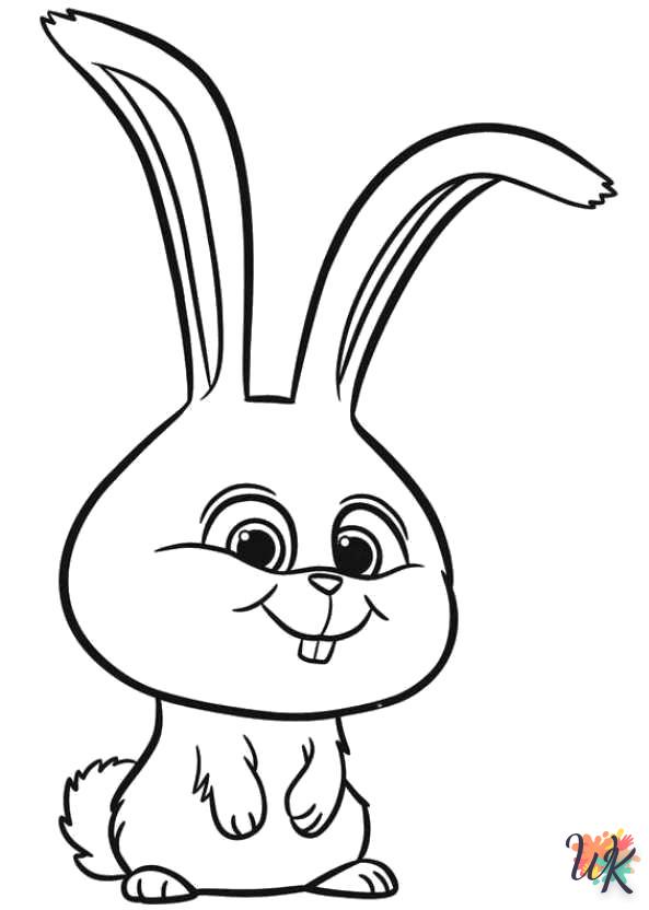 Coloriage Lapin 66