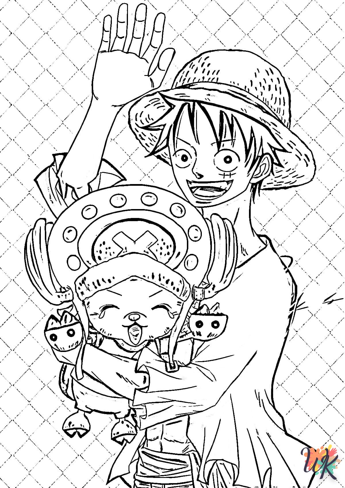 coloriage Luffy  bebe à imprimer gratuit