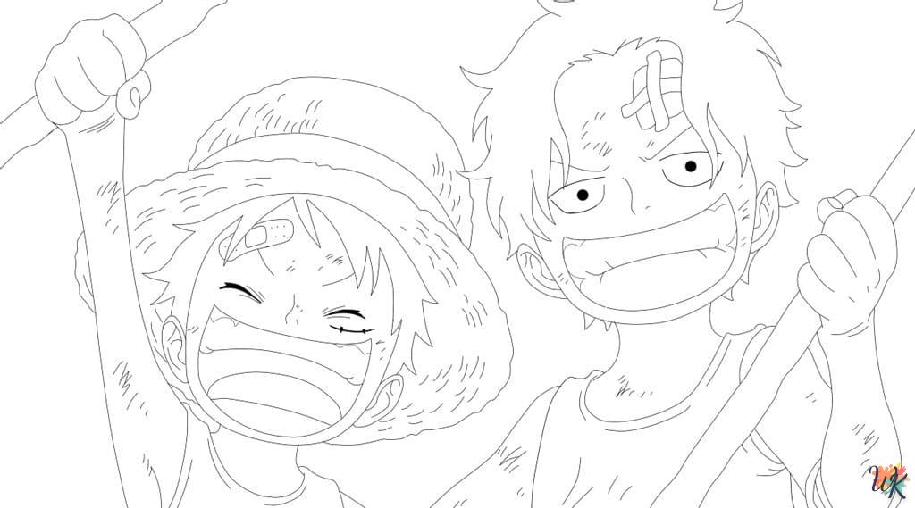 coloriage Luffy  en ligne à imprimer