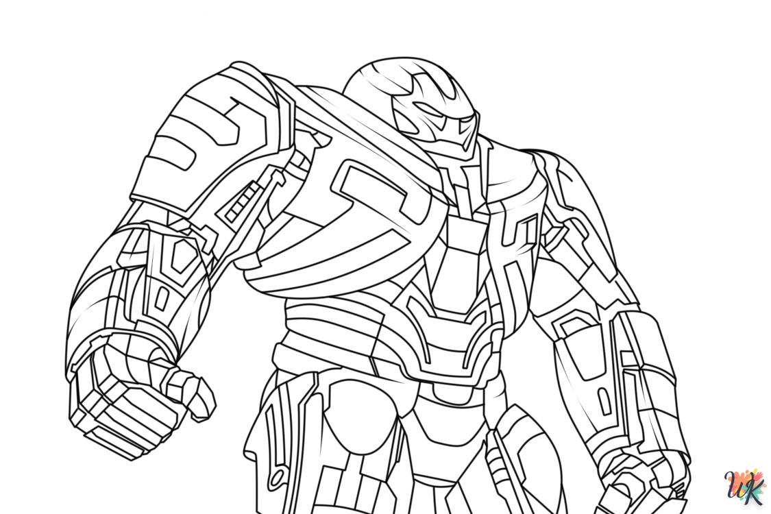 coloriage Marvel  a colorier en ligne gratuitement