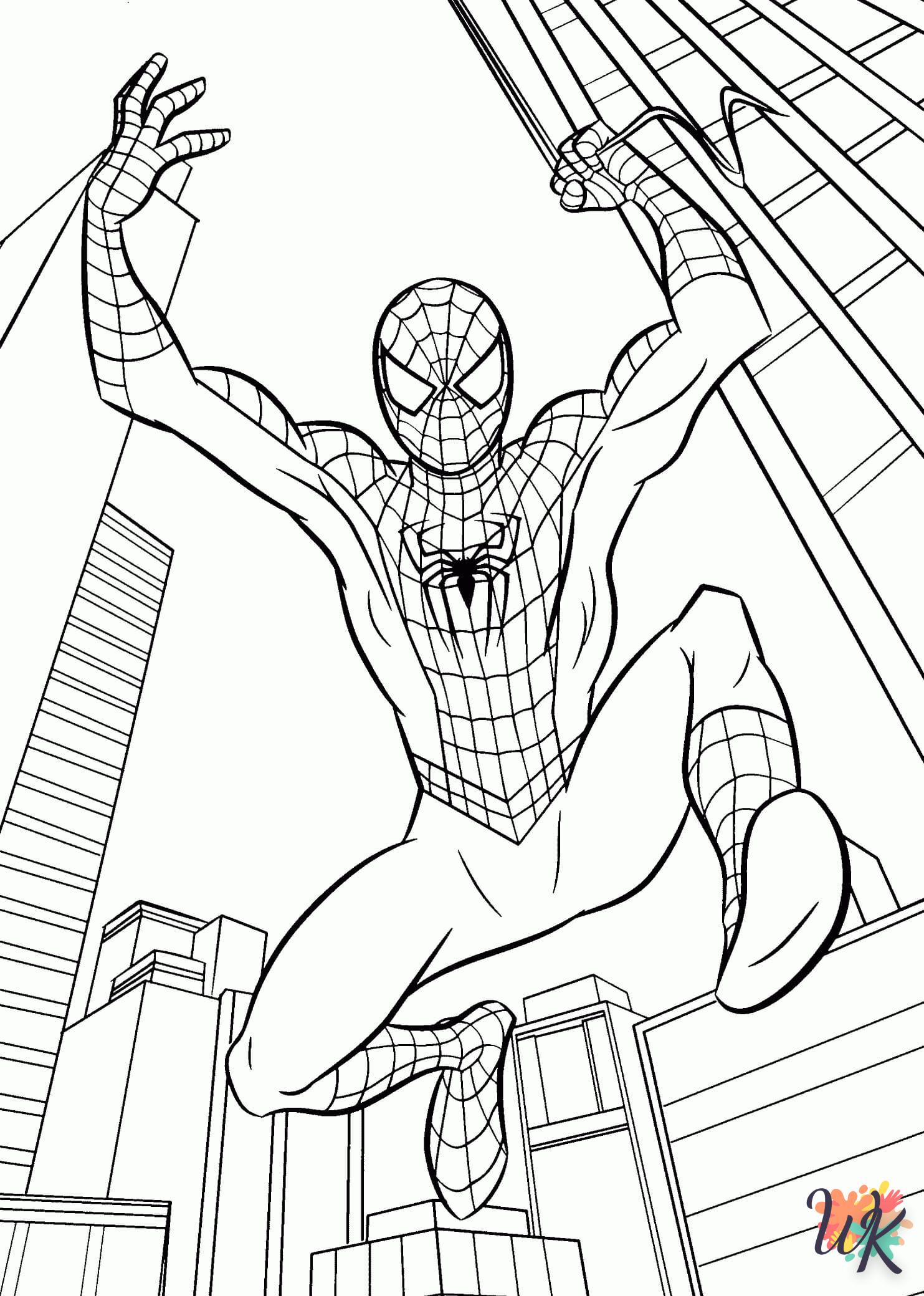 coloriage Marvel  à imprimer pour enfant de 3 ans