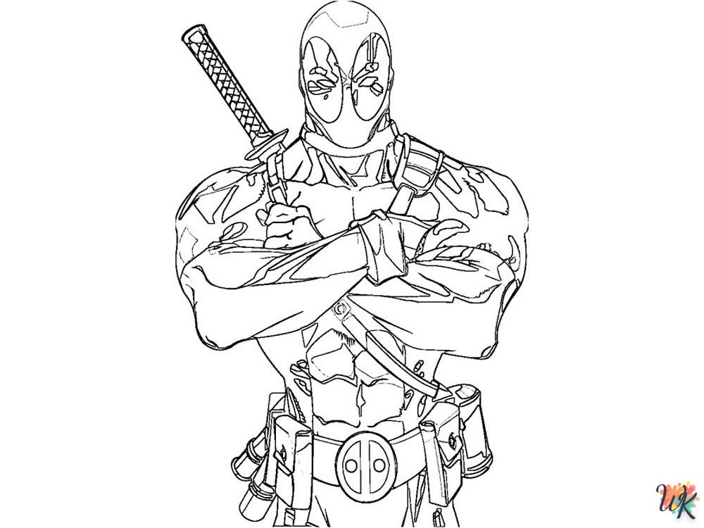 image pour coloriage Marvel  enfant