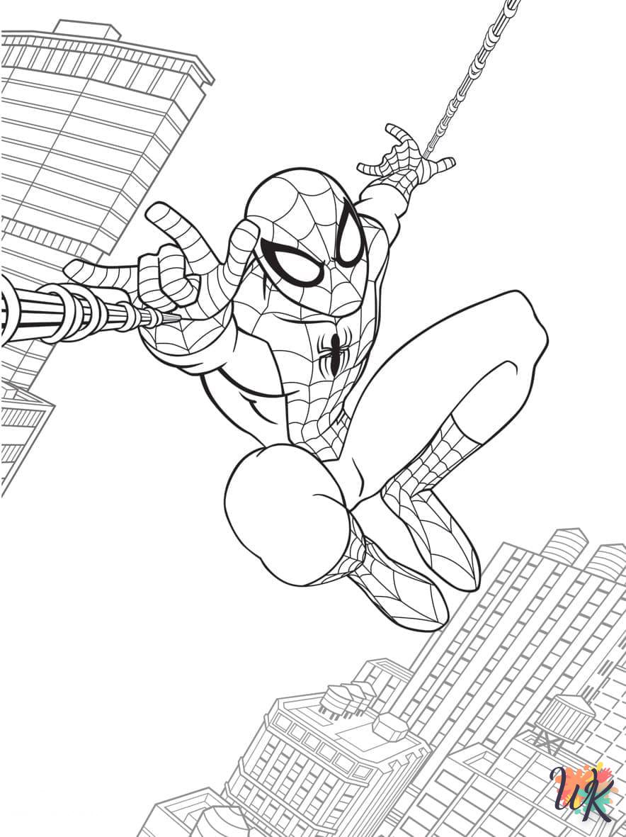 coloriage Marvel  à imprimer pour enfant de 6 ans