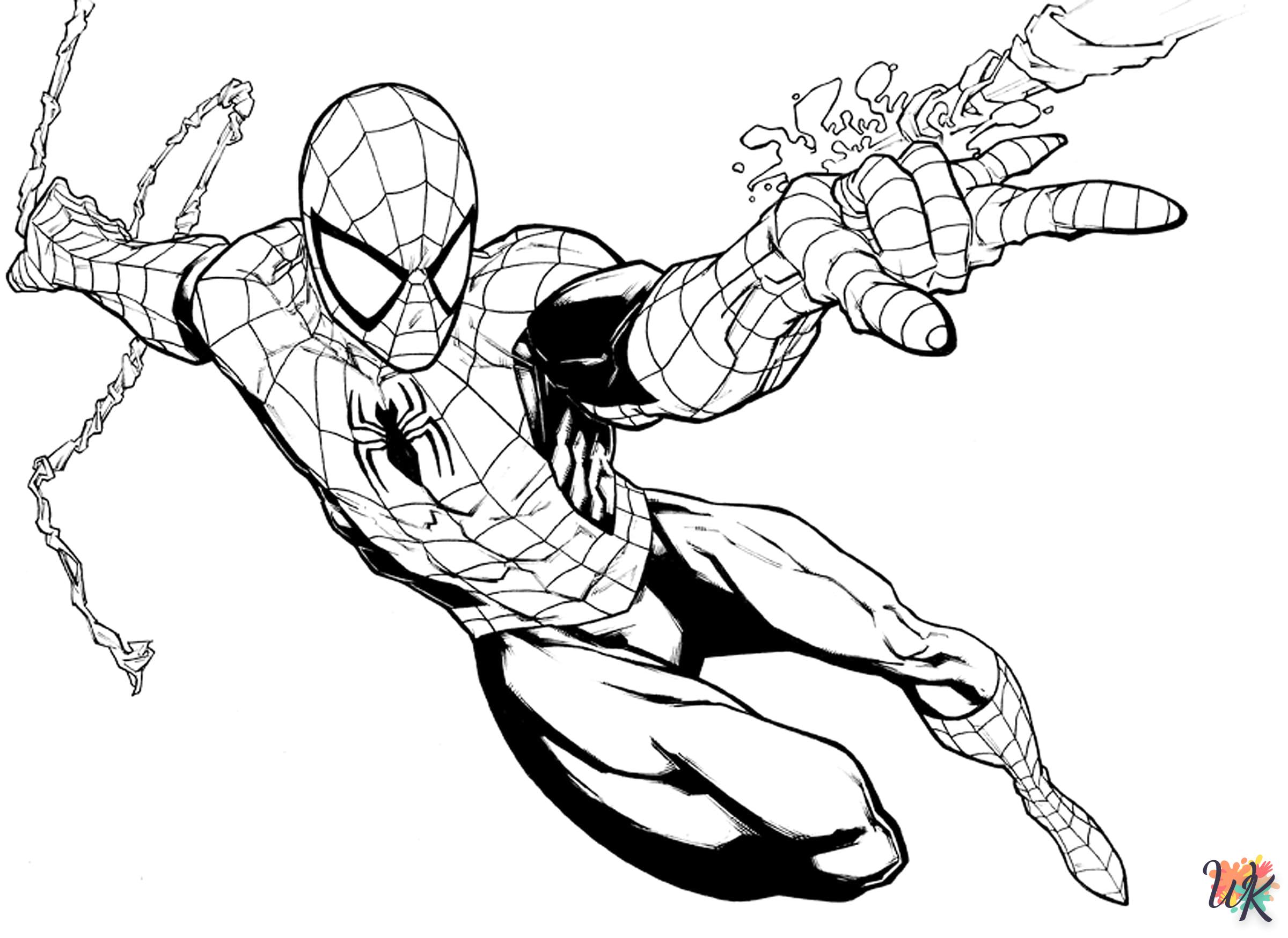 coloriage Marvel  à imprimer pour enfant de 4 ans