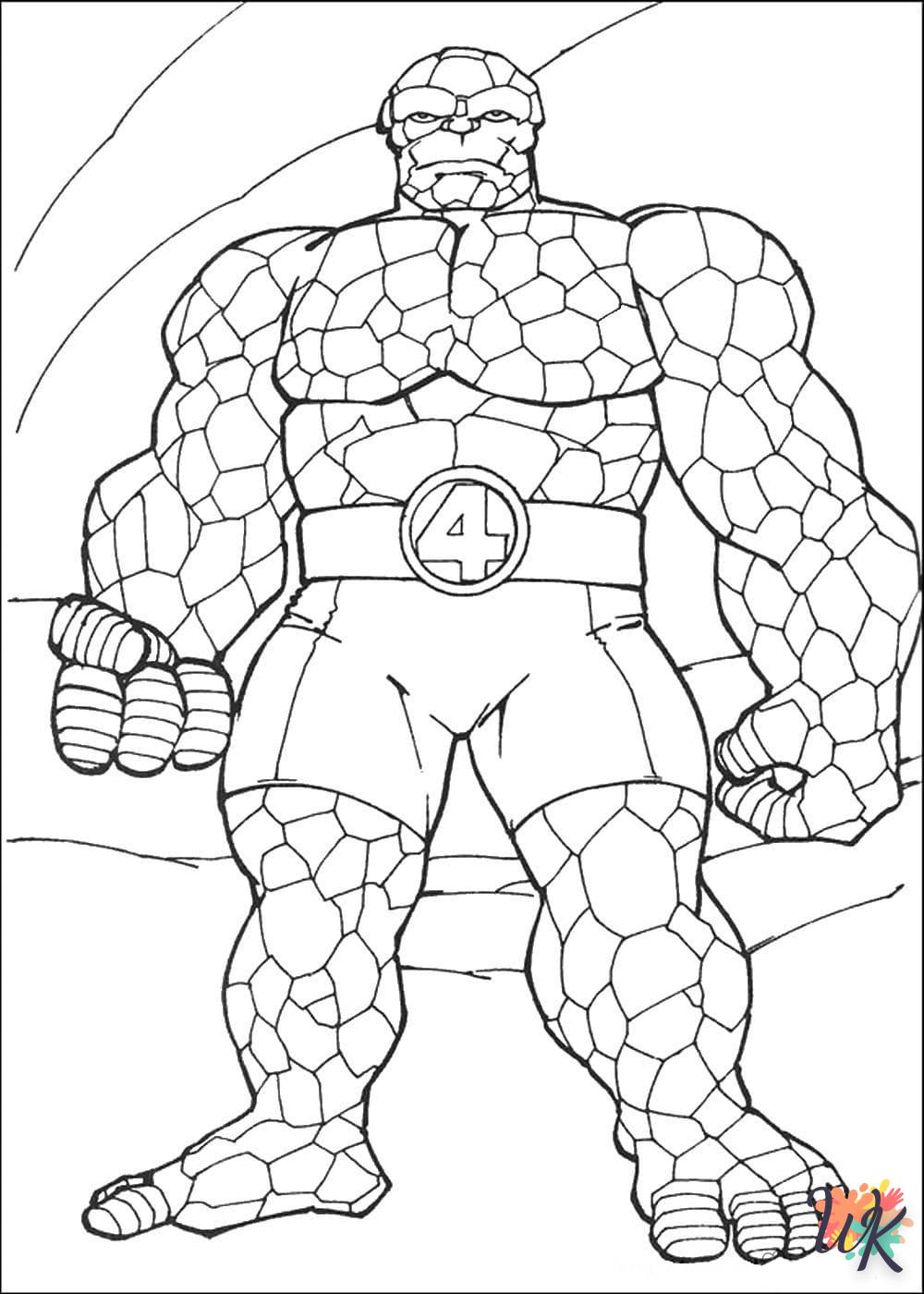 coloriage Marvel  à imprimer pdf