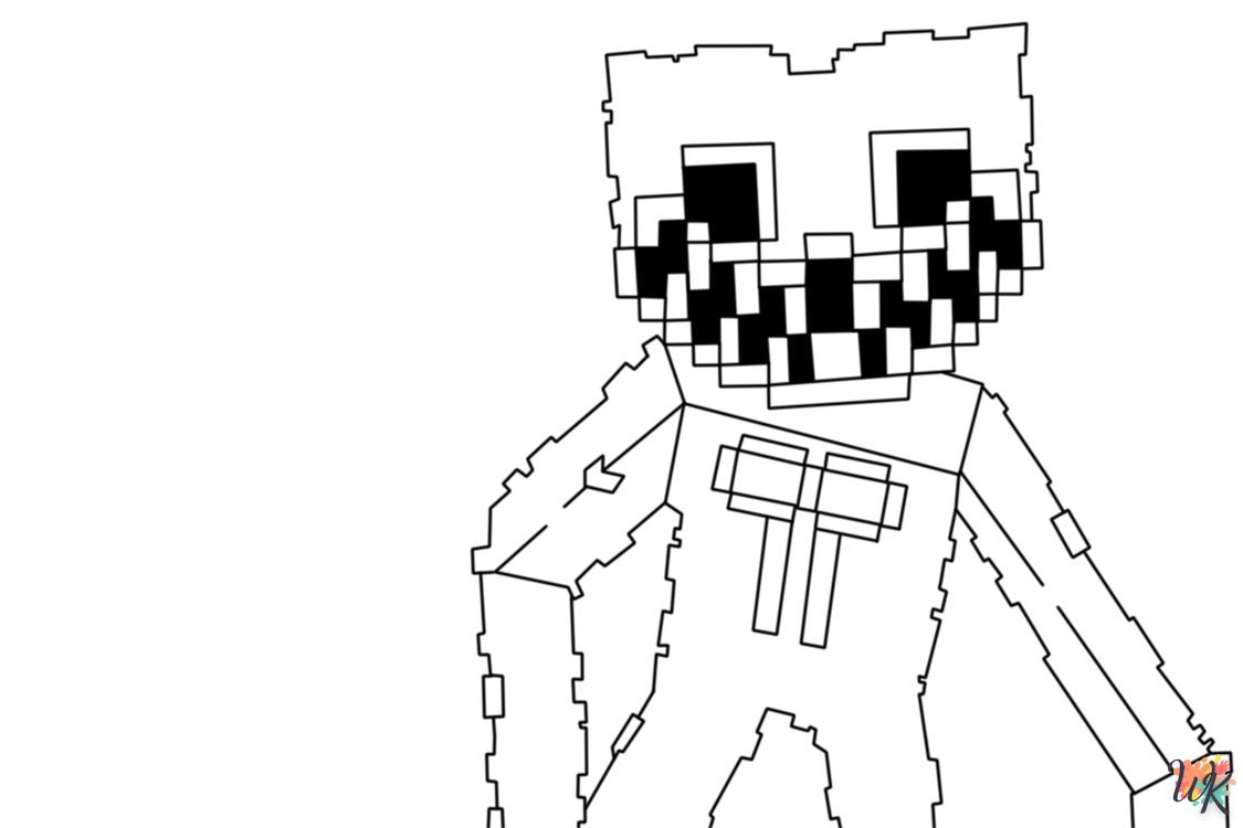 Coloriage Minecraft 103