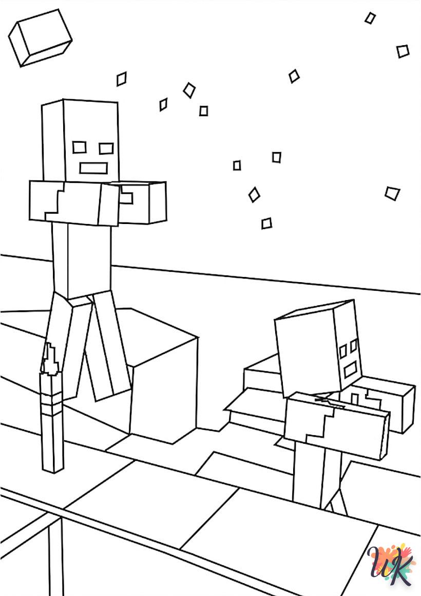 Coloriage Minecraft 2