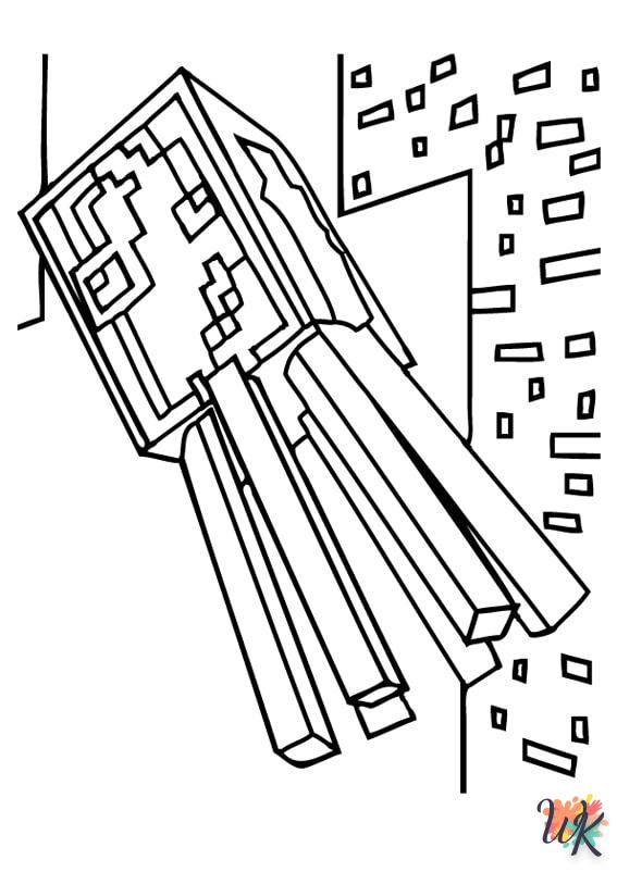 Coloriage Minecraft 24