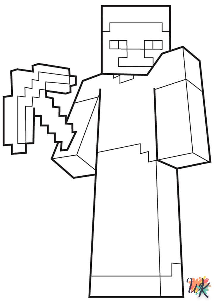 Coloriage Minecraft 35