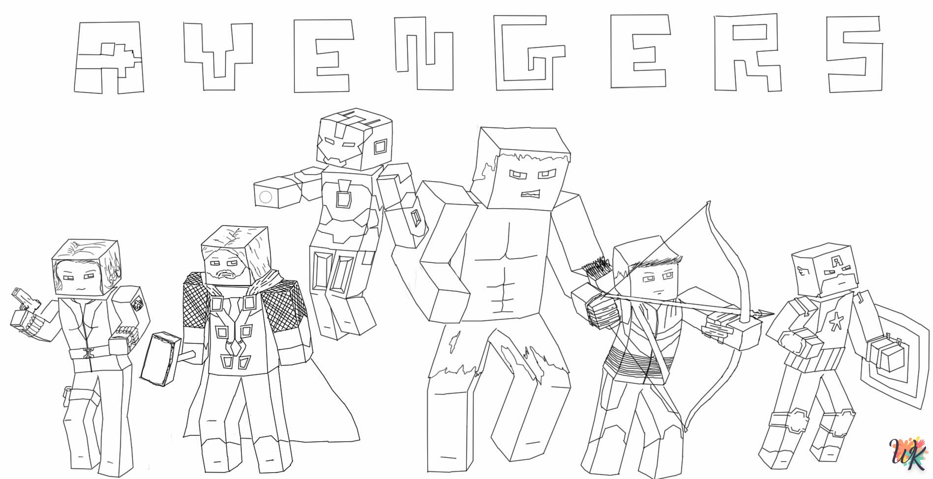 Coloriage Minecraft 39