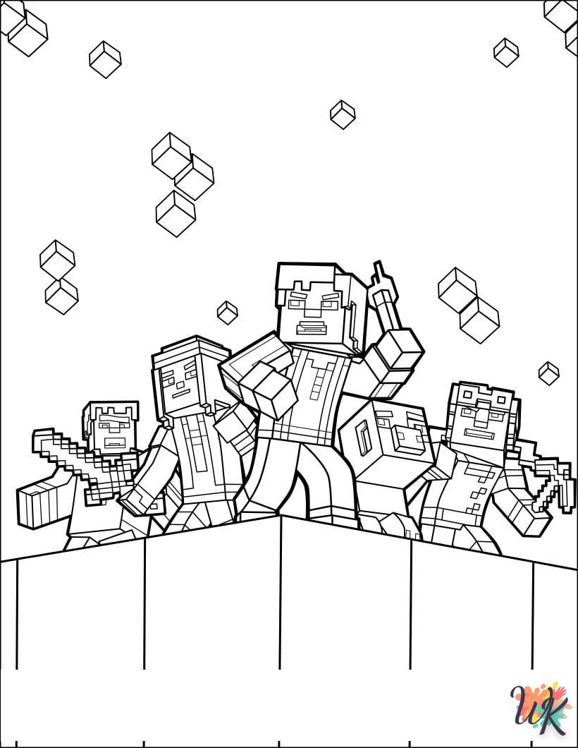 Coloriage Minecraft 44