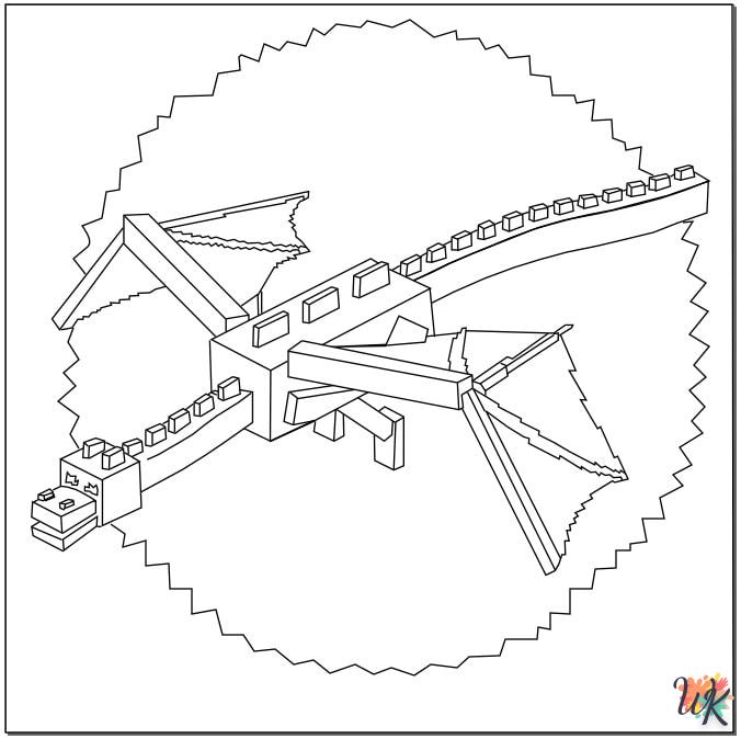 Coloriage Minecraft 46