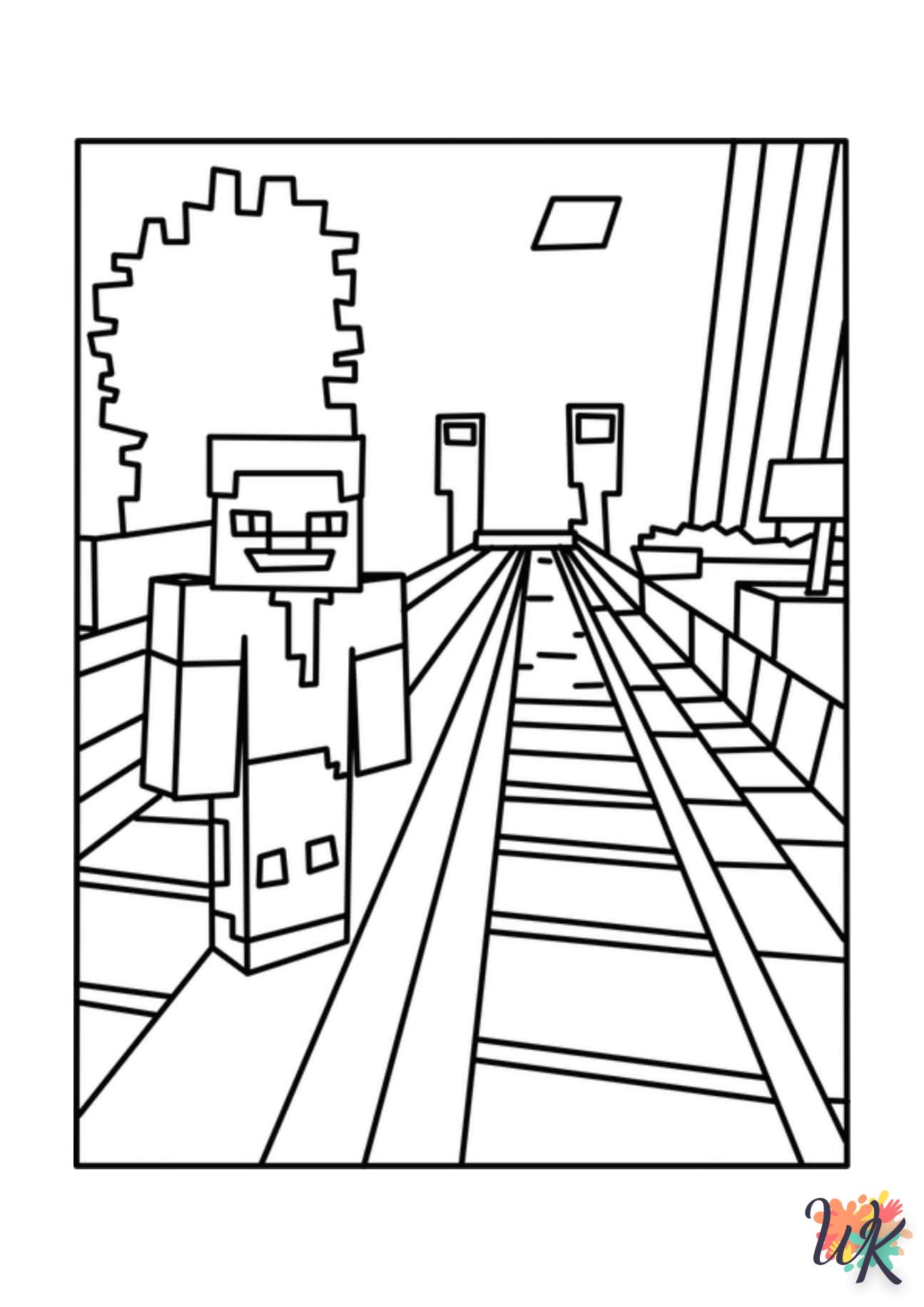 Coloriage Minecraft 47