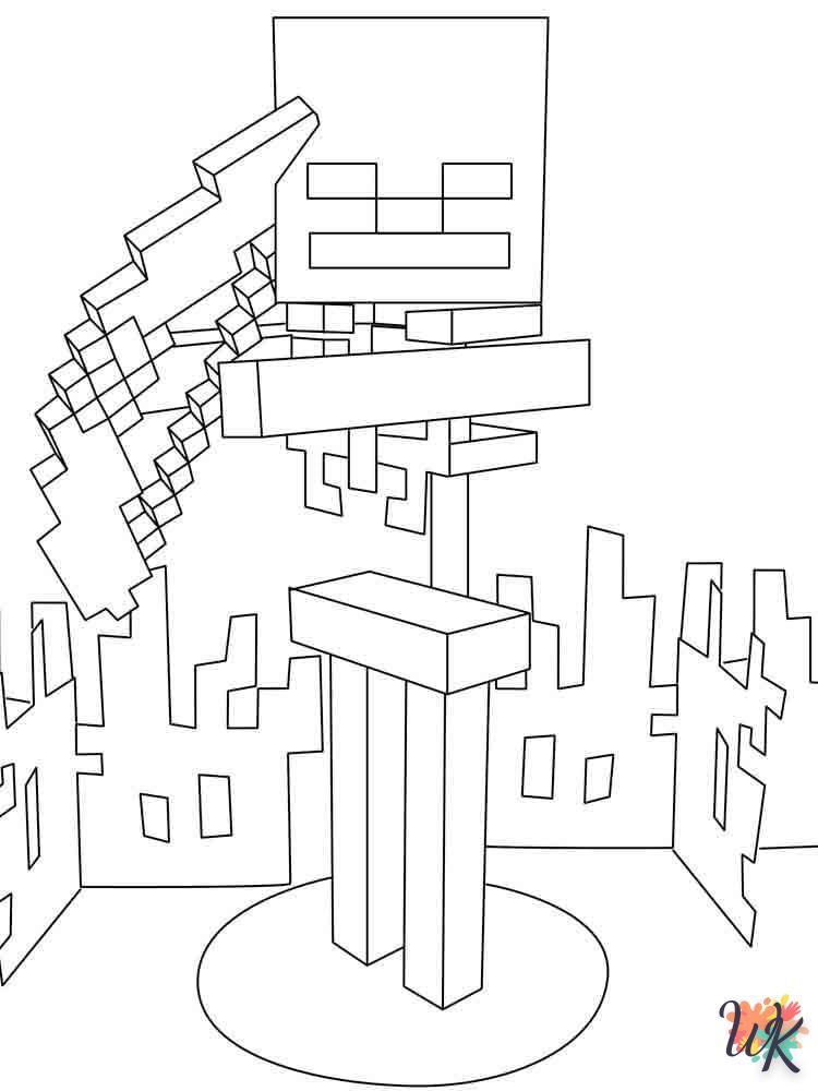 Coloriage Minecraft 5