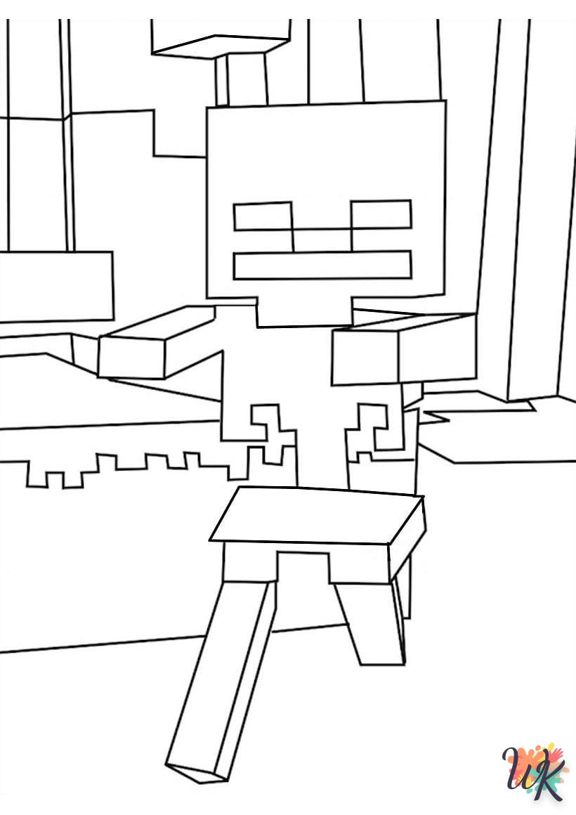 Coloriage Minecraft 56