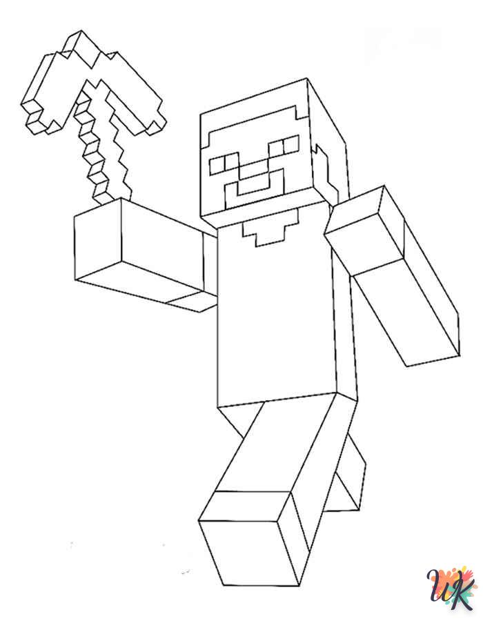 Coloriage Minecraft 69