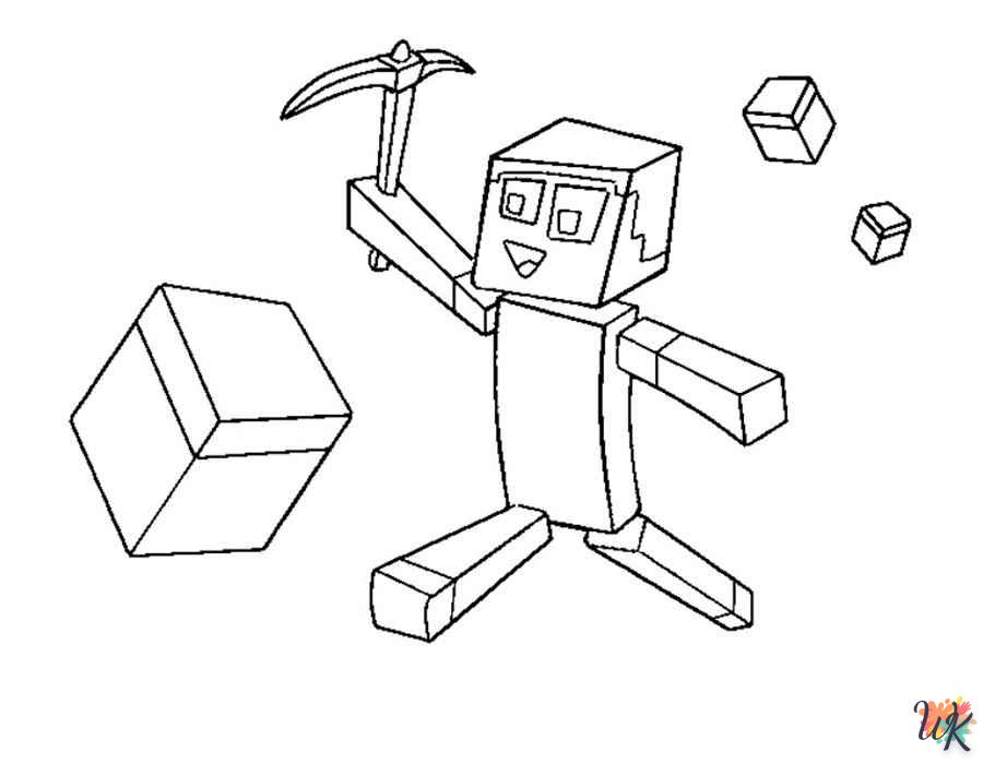 Coloriage Minecraft 70