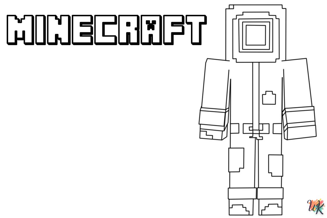 Coloriage Minecraft 89