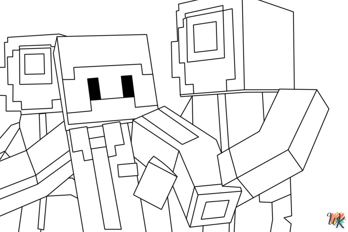 Coloriage Minecraft 99