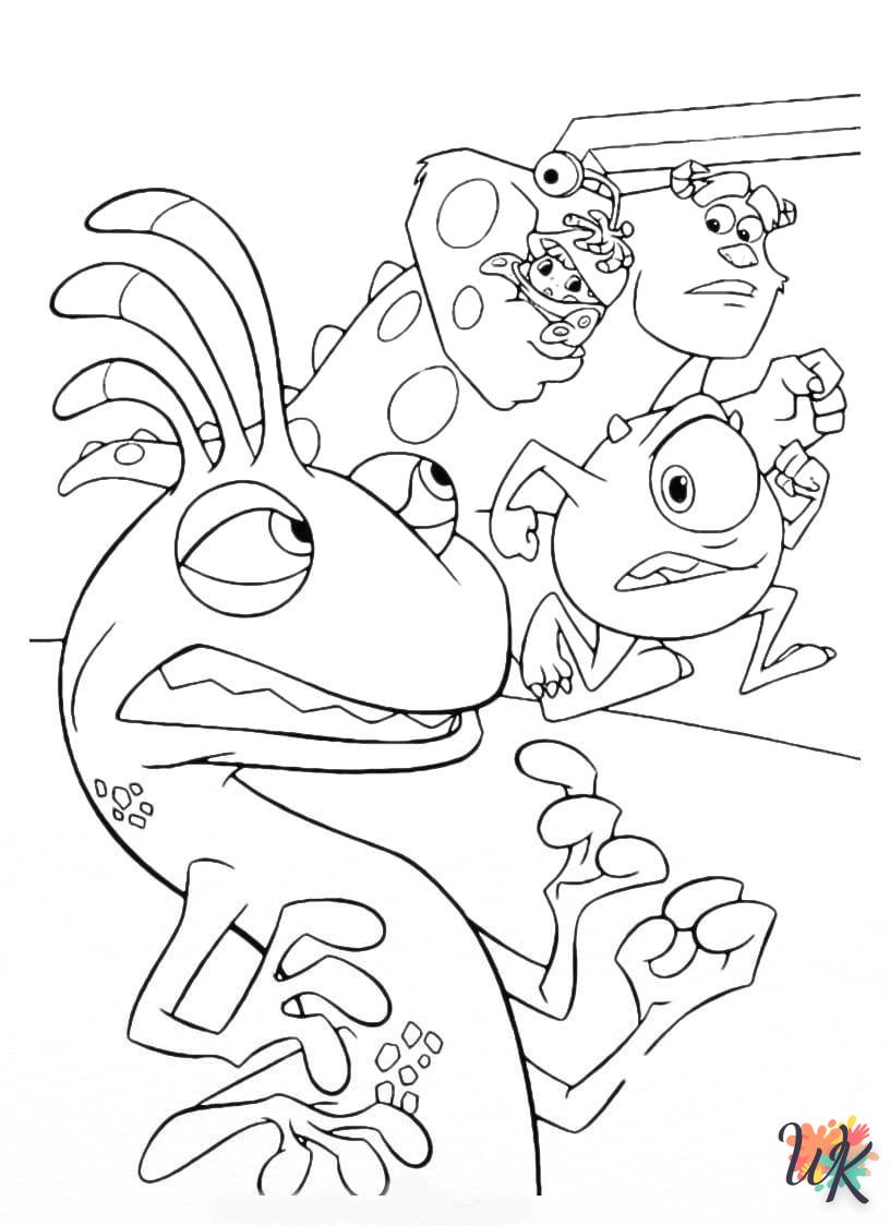 Coloriage Monster Inc 10
