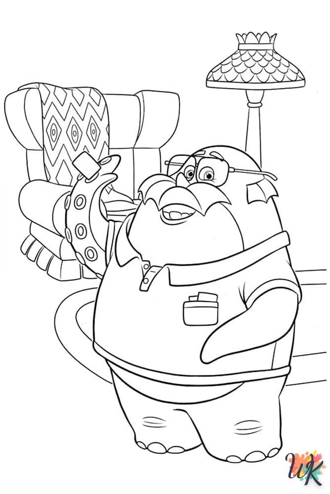 Coloriage Monster Inc 15