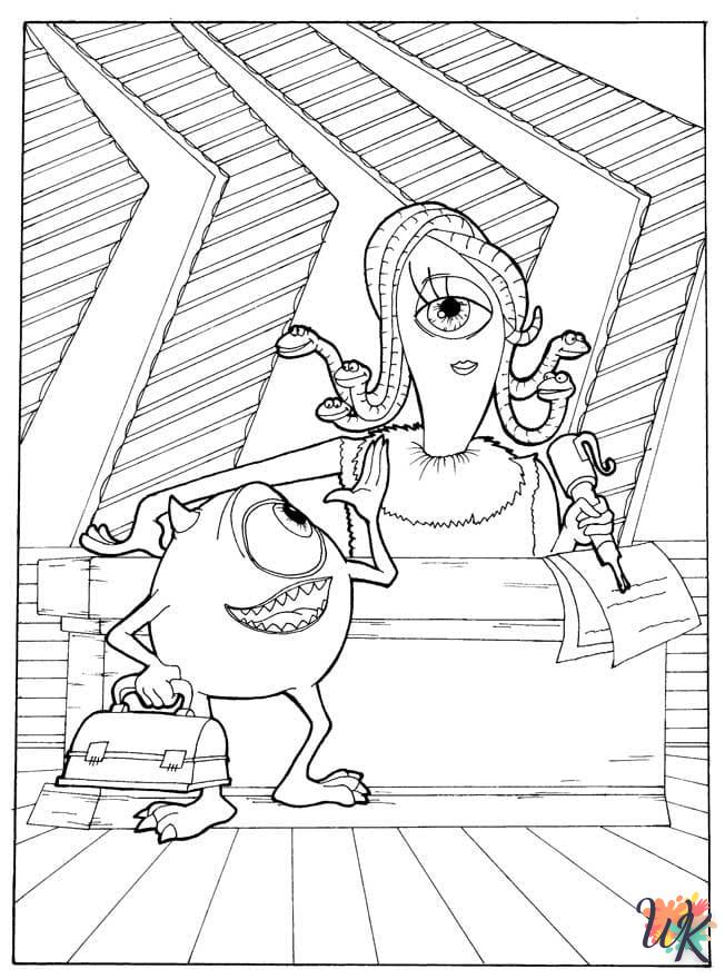 Coloriage Monster Inc 24