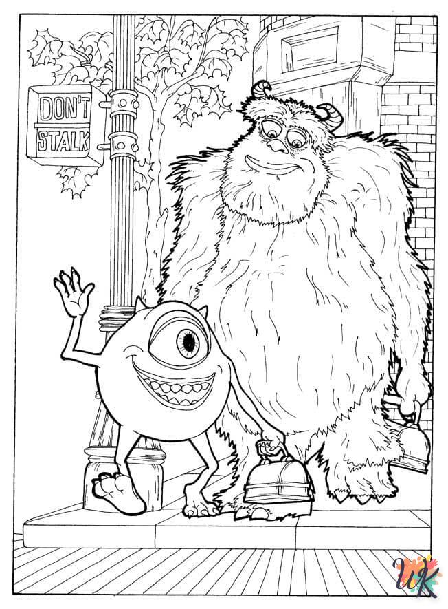 Coloriage Monster Inc 25