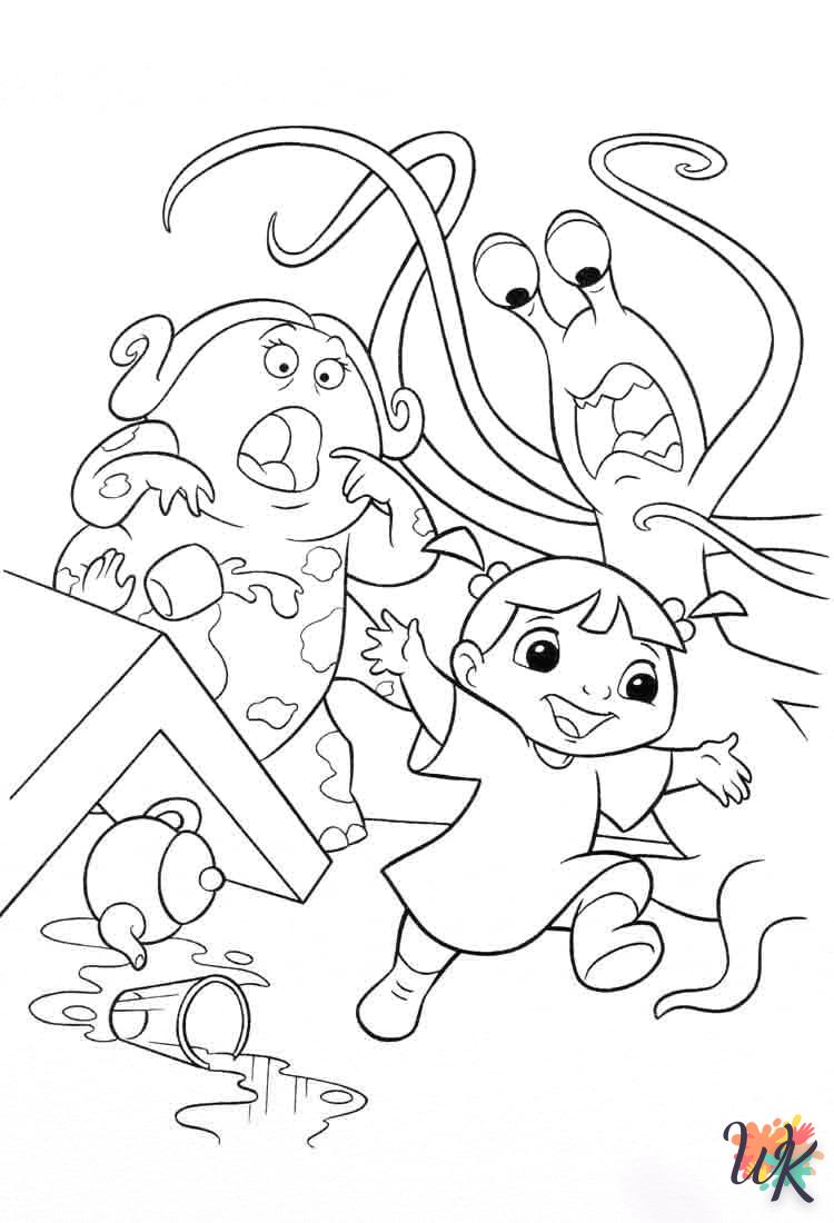 imprimer coloriage Monster Inc  pour enfant