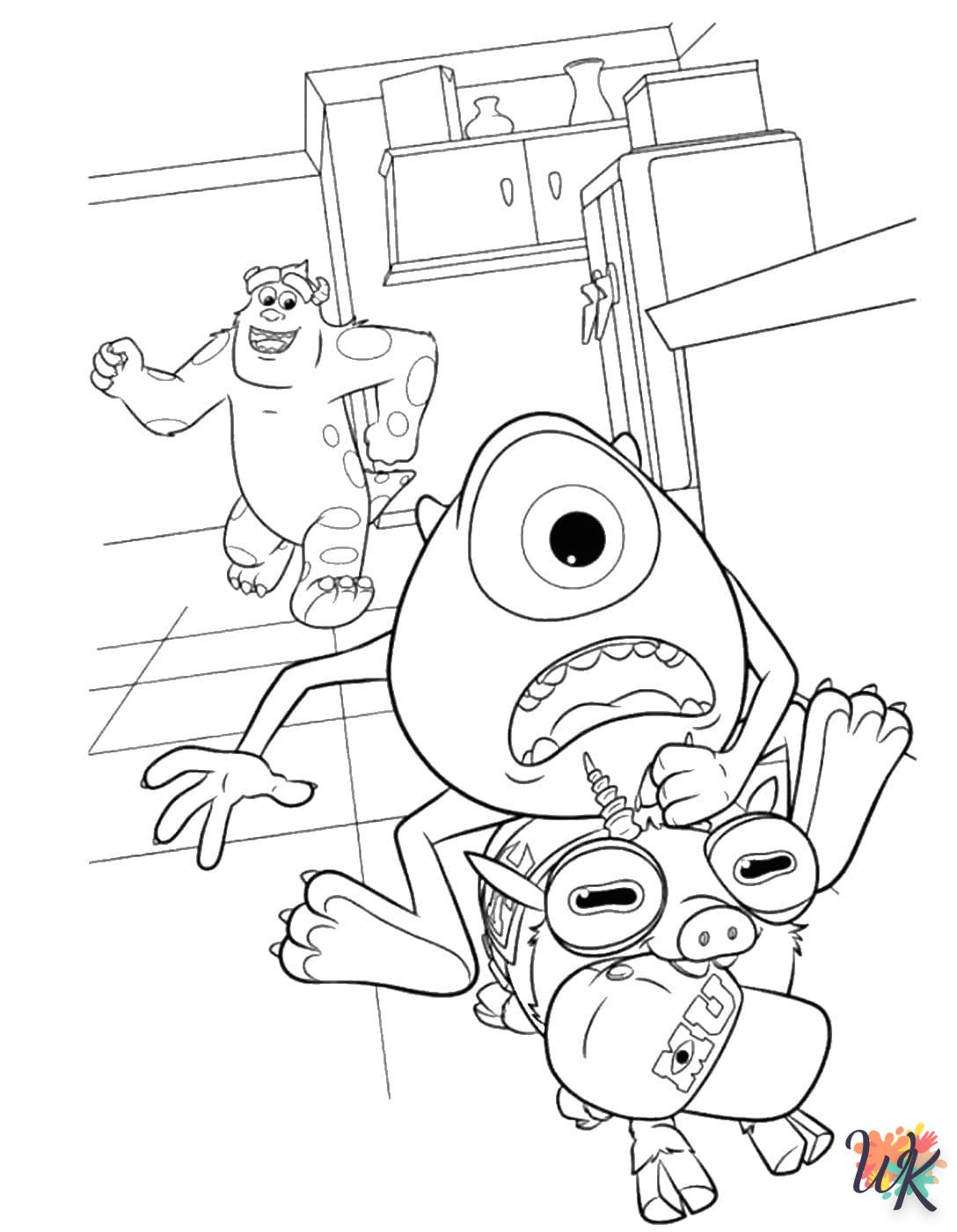 Coloriage Monster Inc 38