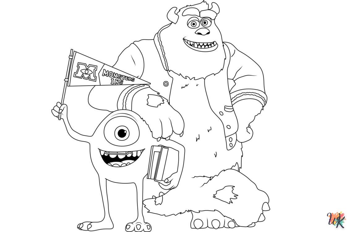 coloriage Monster Inc  a telecharger