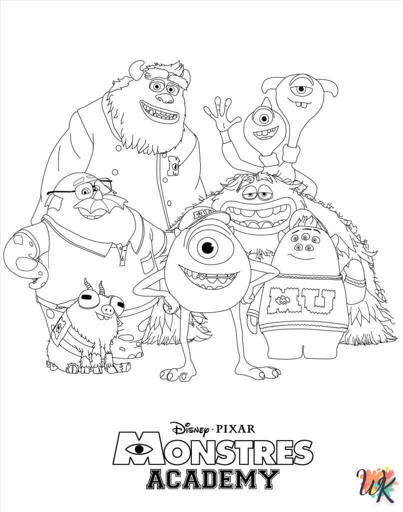 Coloriage Monster Inc 46