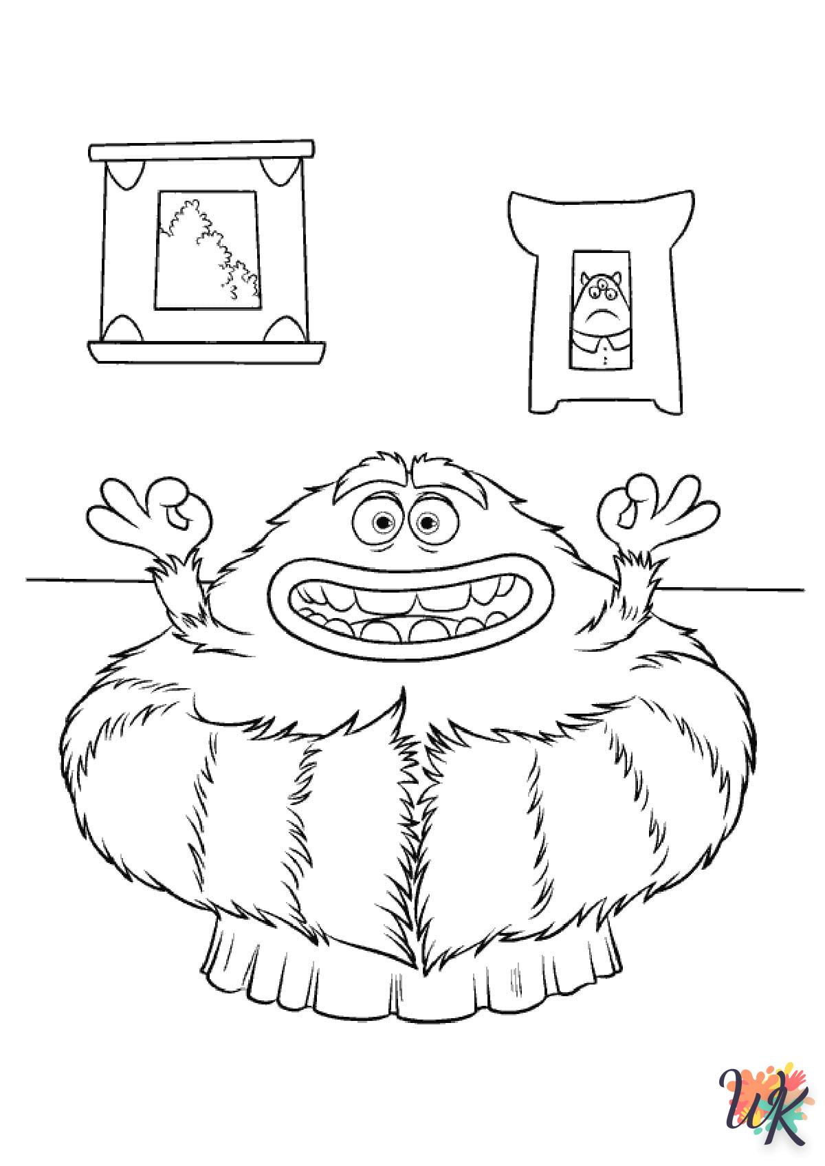 Coloriage Monster Inc 48