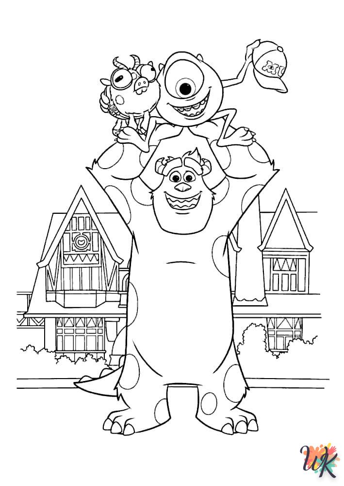 Coloriage Monster Inc 61
