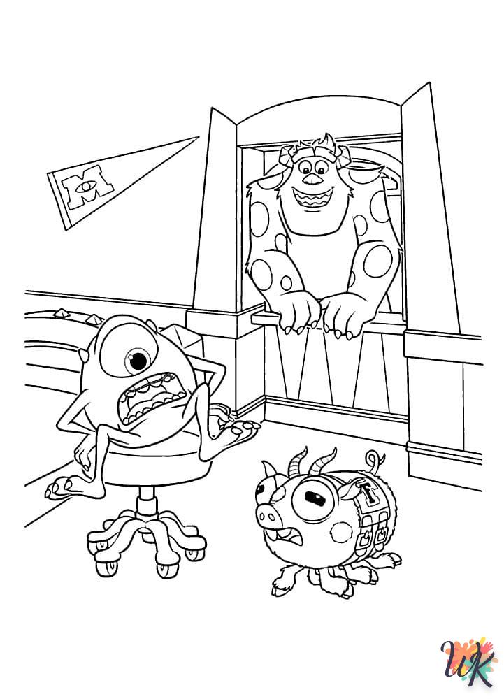 Coloriage Monster Inc 68