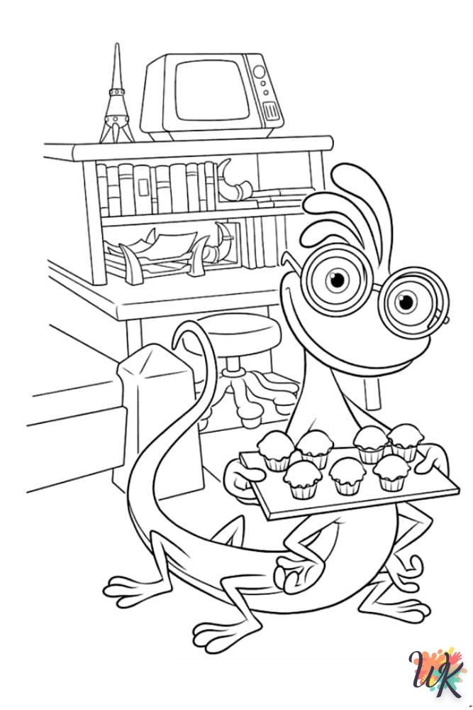 coloriage Monster Inc  pour enfant de à imprimer