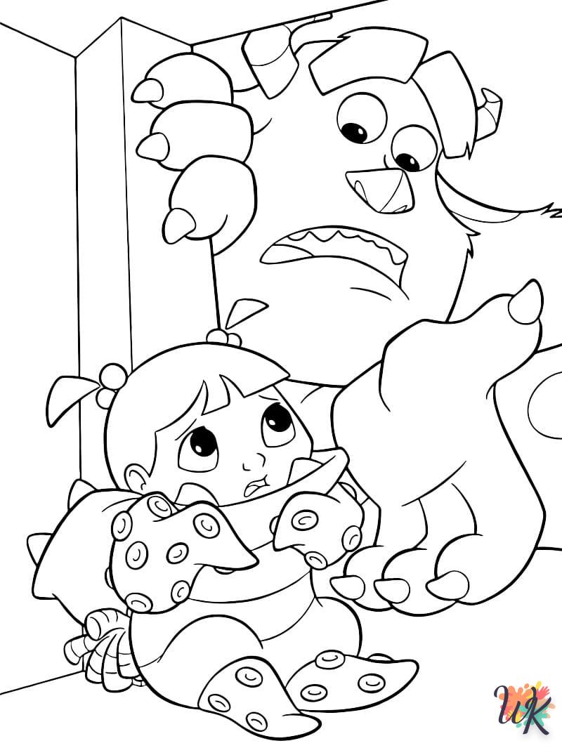 Coloriage Monster Inc 74