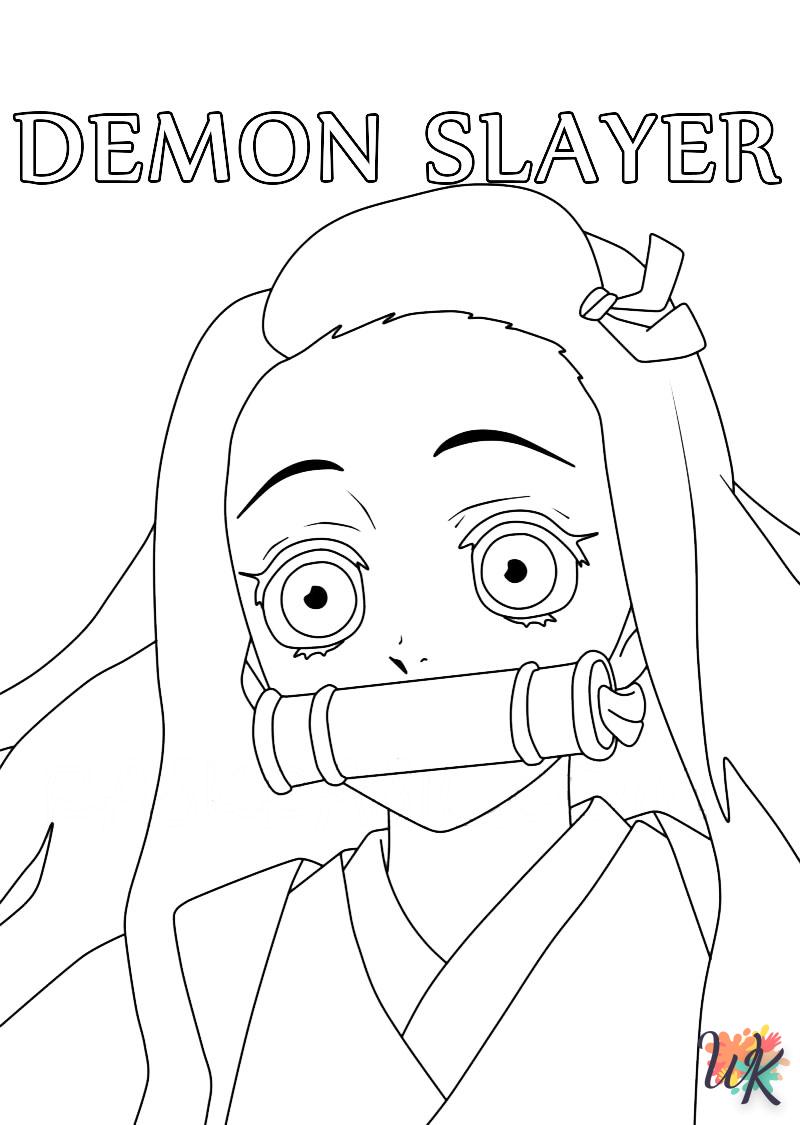 à imprimer coloriage Nezuko