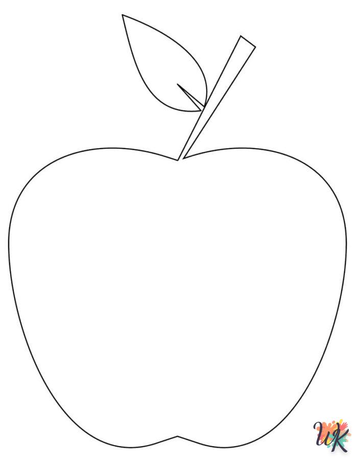 télécharger coloriage pomme  gratuit