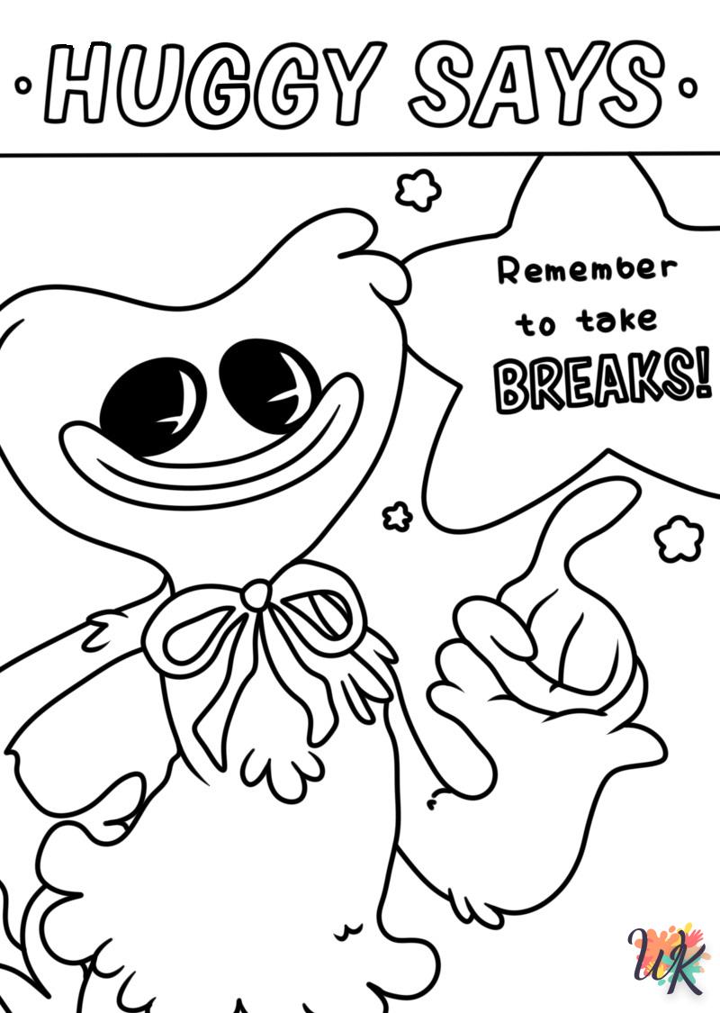 coloriage Poppy Playtime  gratuit en ligne